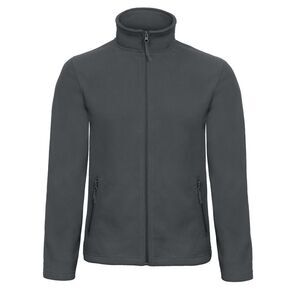 B&C Mens ID.501 Fleece Jacket / Dark Grey